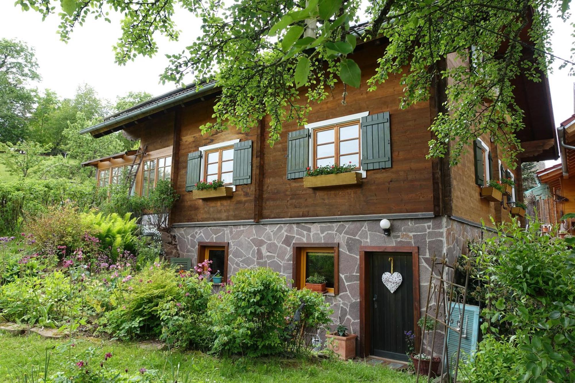 Blick In Den Garten Holzschlag Buitenkant foto