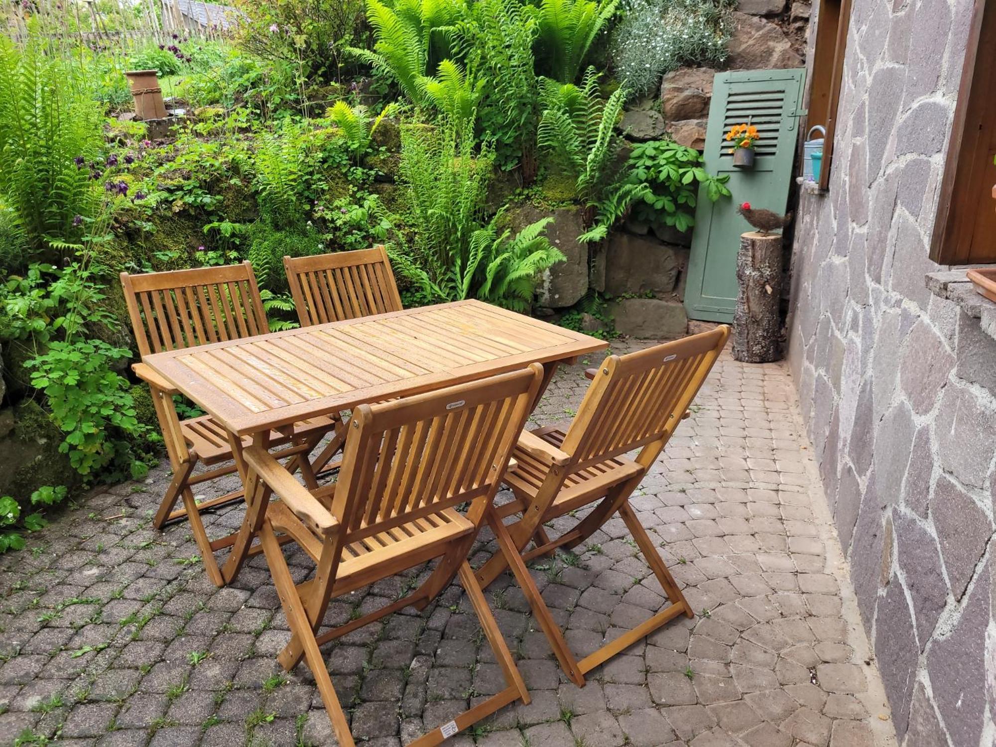 Blick In Den Garten Holzschlag Buitenkant foto
